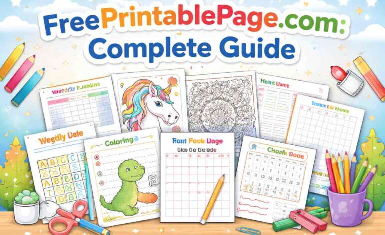 Freeprintablepage com: Complete Guide for Indian Users 2026