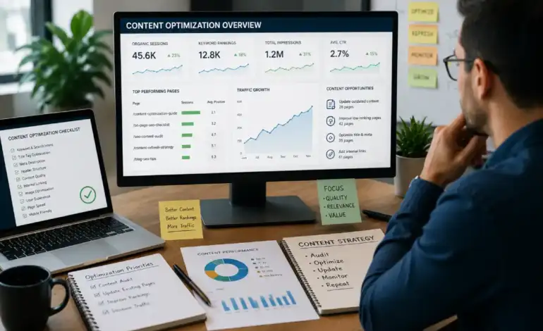 Content Optimization Services: What They Actually Cover and Where to Start