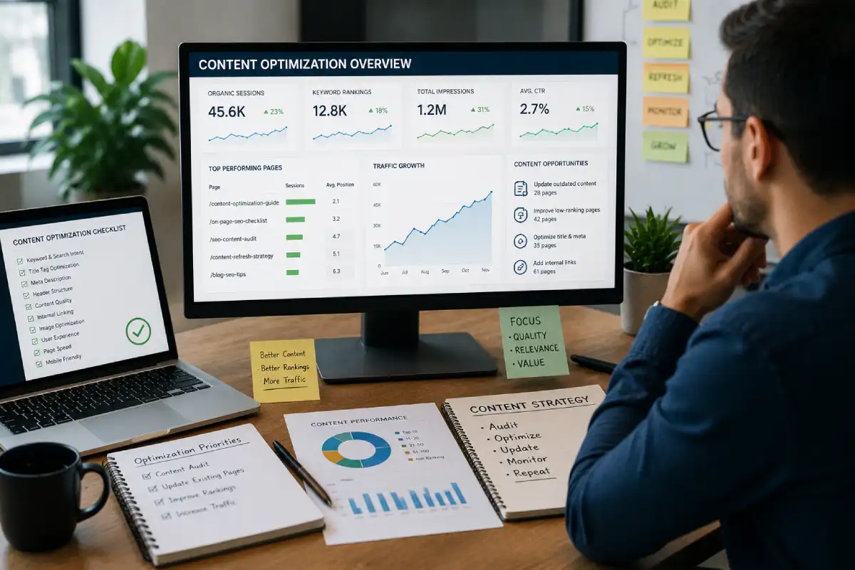 Content Optimization Services: What They Actually Cover and Where to Start