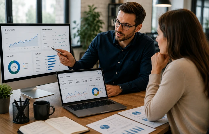 Consultant overseeing SEO and paid advertising campaigns