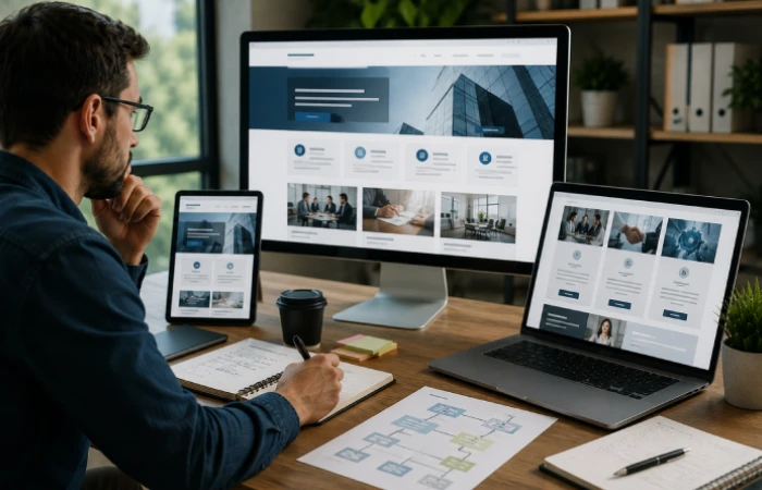 Optimized business service pages designed for search visibility and conversions