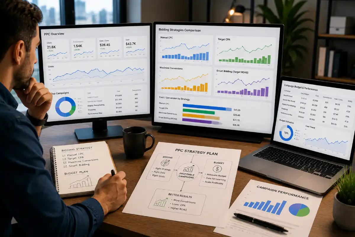 PPC Bidding Strategies & Budget Management: Maximize Your Ad ROI