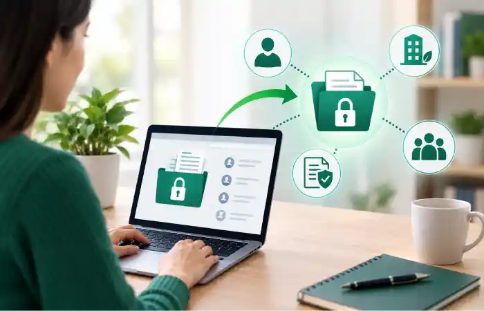 Why Does Desjardins use my secure space_