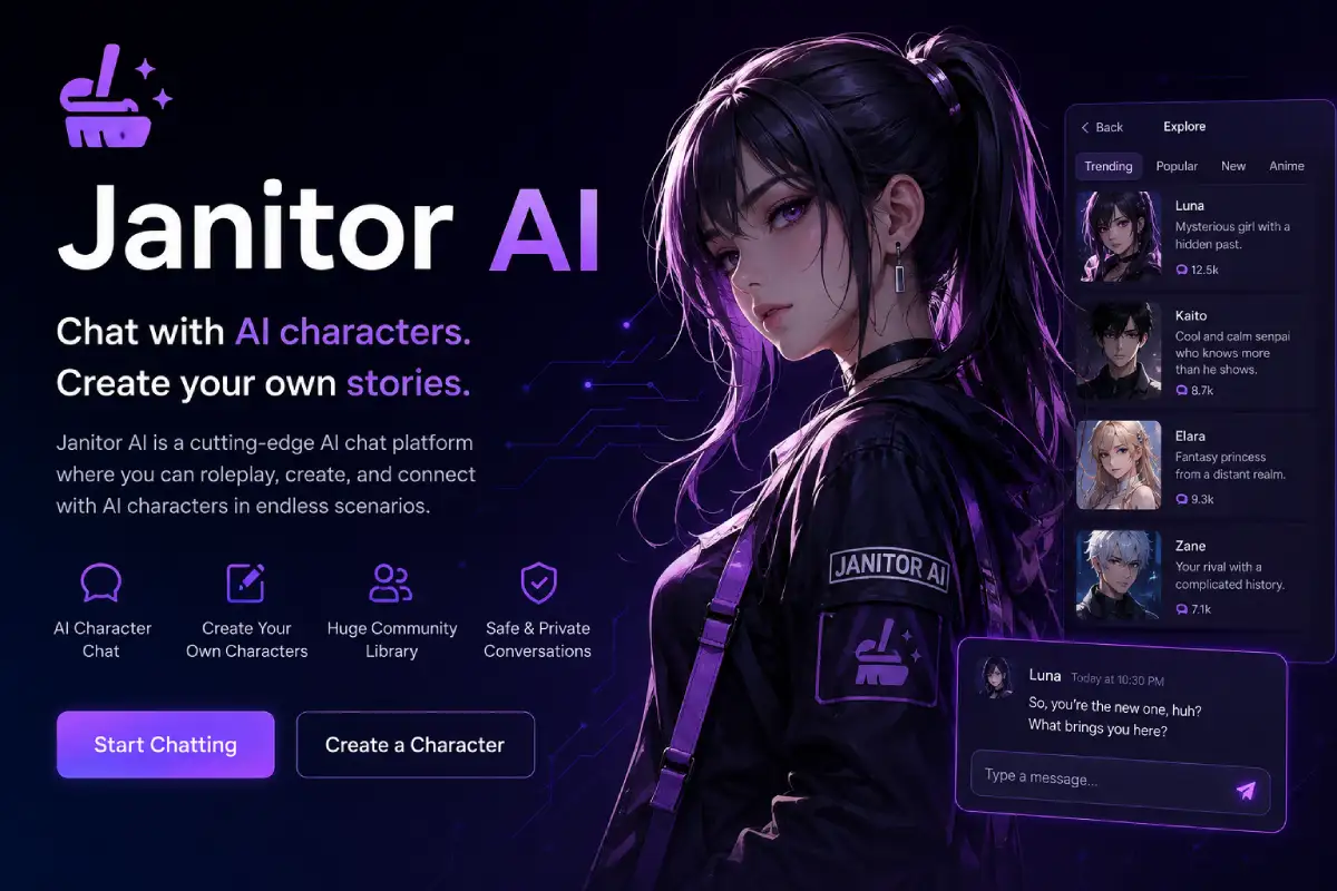 janitor ai. : Complete Guide to Features, Characters, Uses & Safety