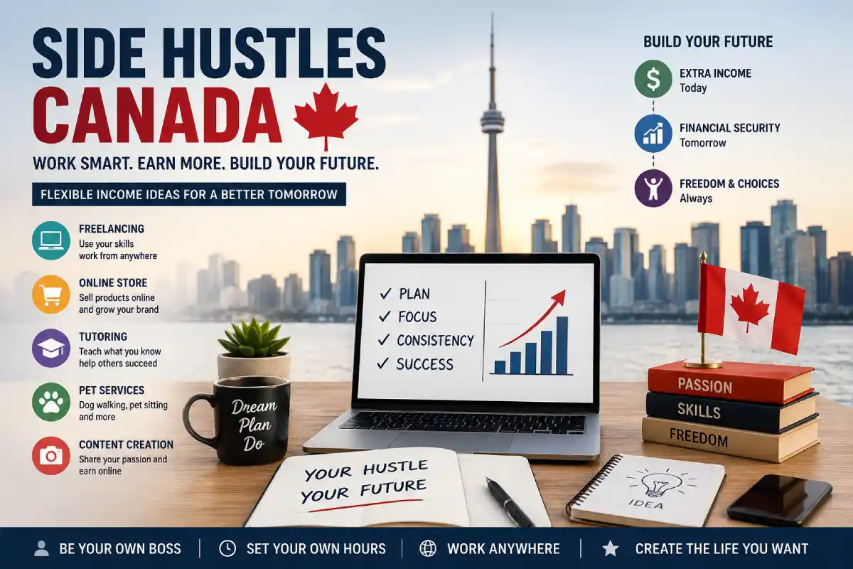 side hustles canada: Best Ways to Make Extra Money in 2026