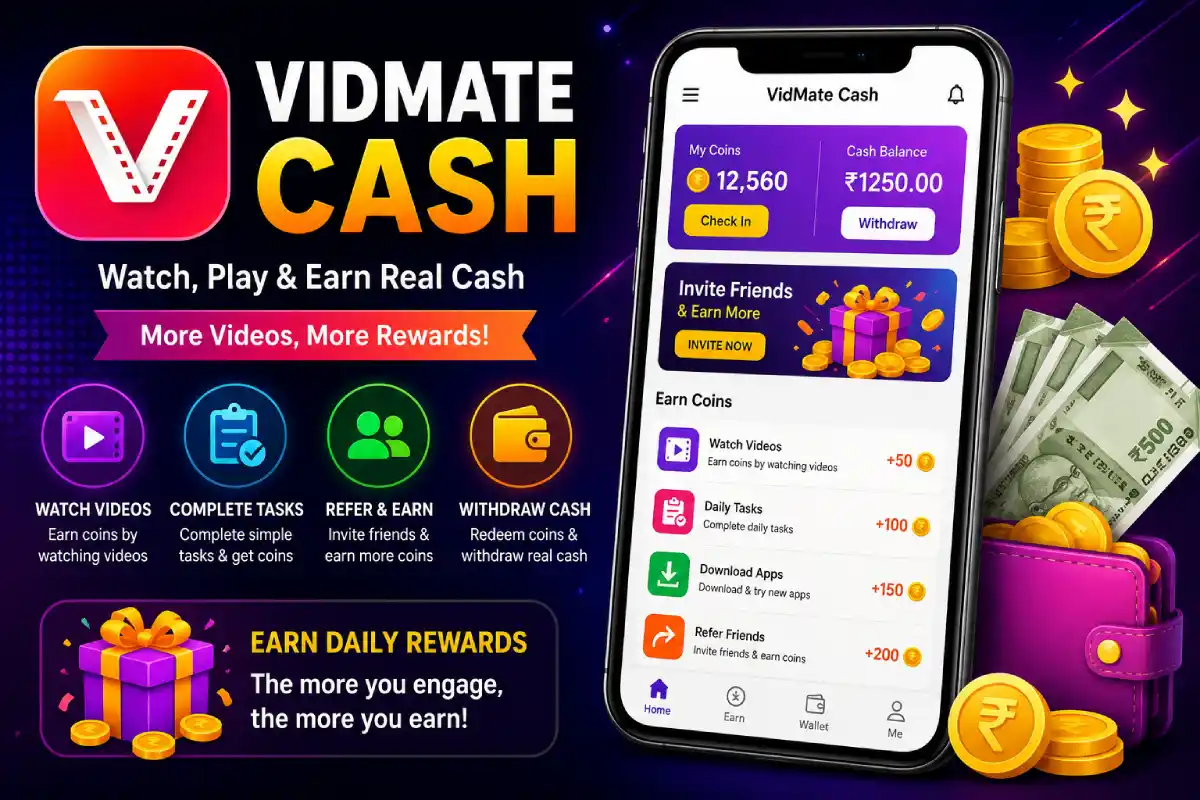 vidmate cash: Complete Guide to Earning Money, Features & Rewards