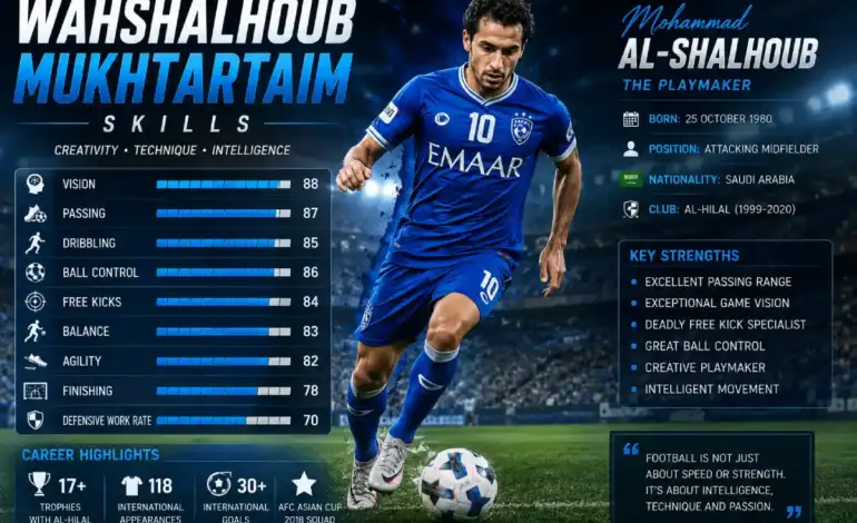wahshalhoub mukhtartaim skills: Football Skills & Player Profile
