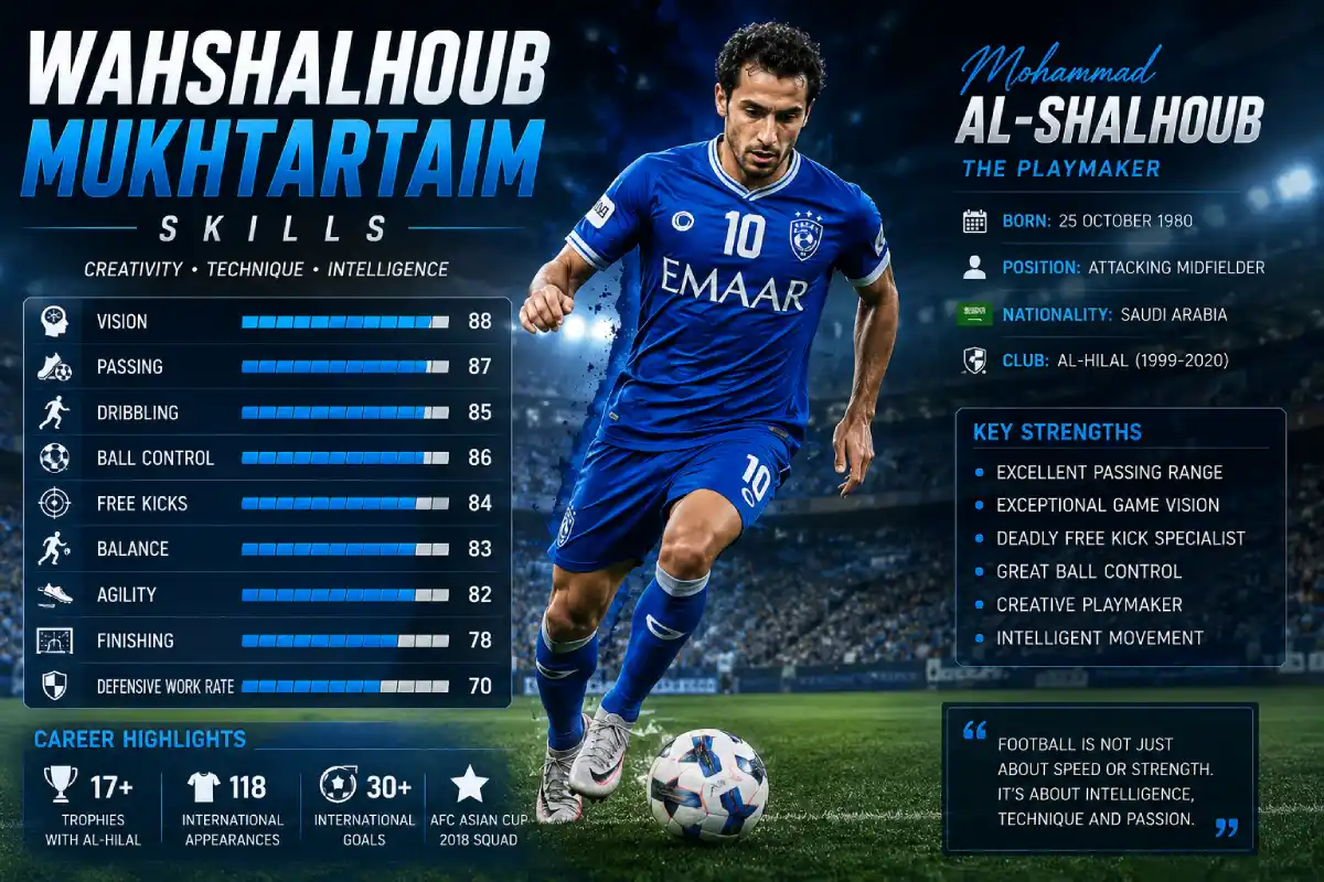 wahshalhoub mukhtartaim skills: Football Skills & Player Profile