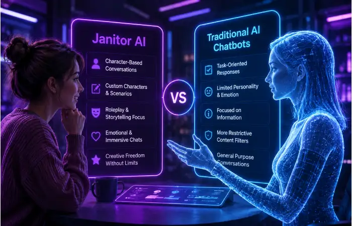 what makes janitor ai different_