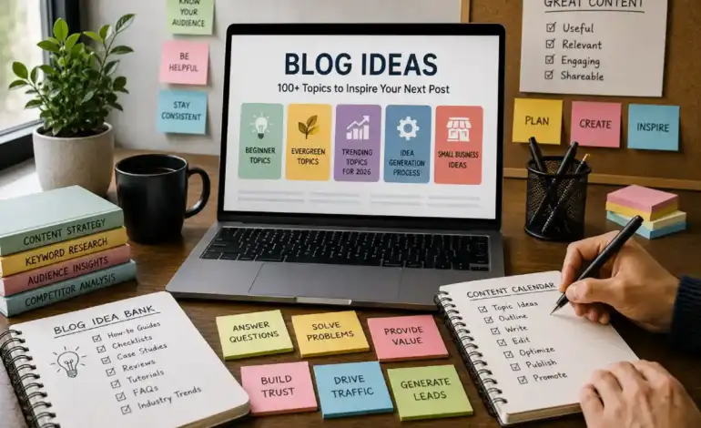 100+ Blog Content Ideas That Actually Drive Traffic in 2026