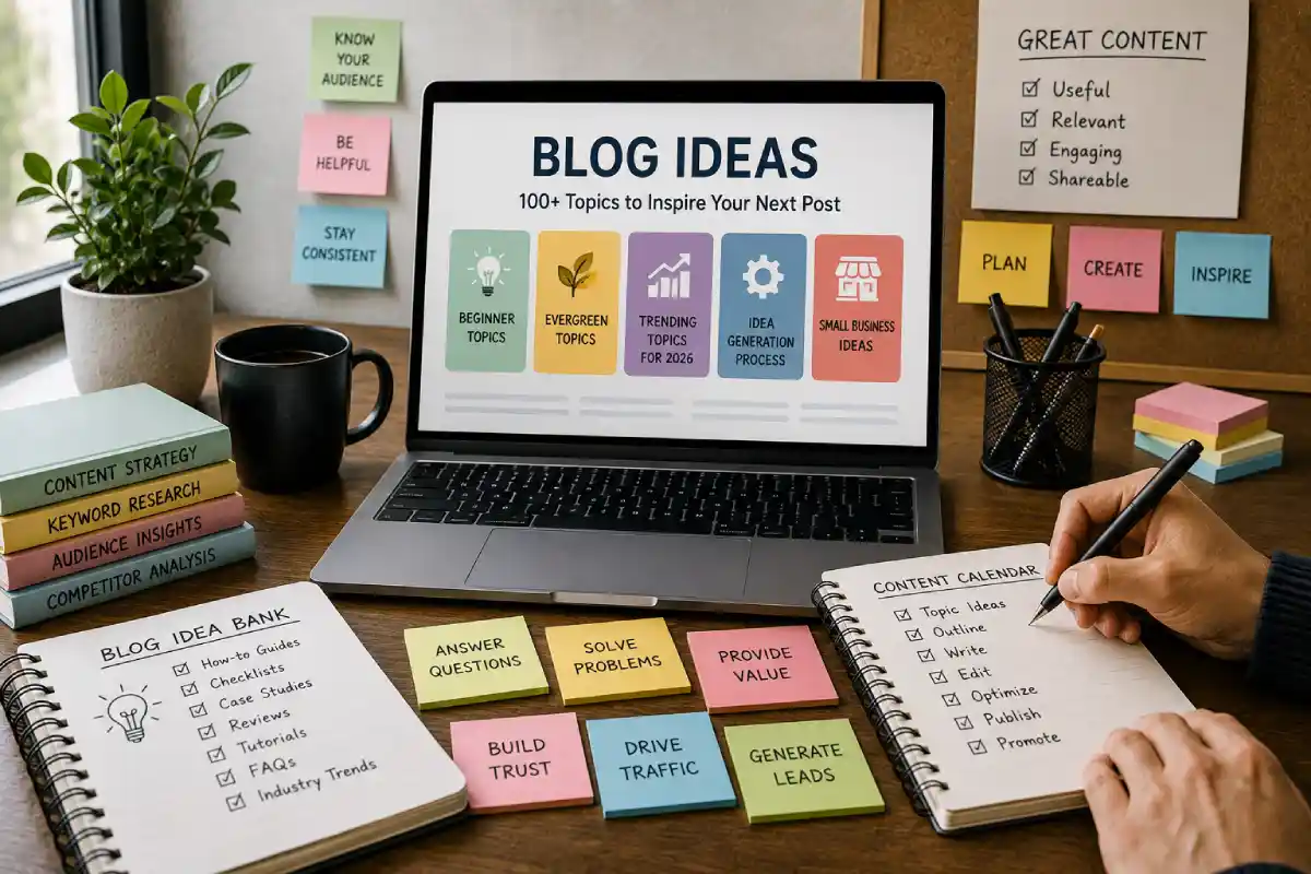 100+ Blog Content Ideas That Actually Drive Traffic in 2026