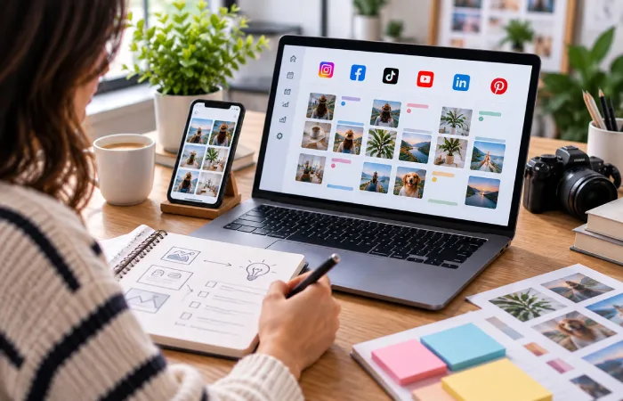 Planning a social media engagement strategy and content calendar