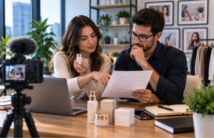 Influencer marketing disclosure and advertising compliance