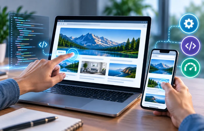 Website interaction responsiveness optimized for Interaction to Next Paint