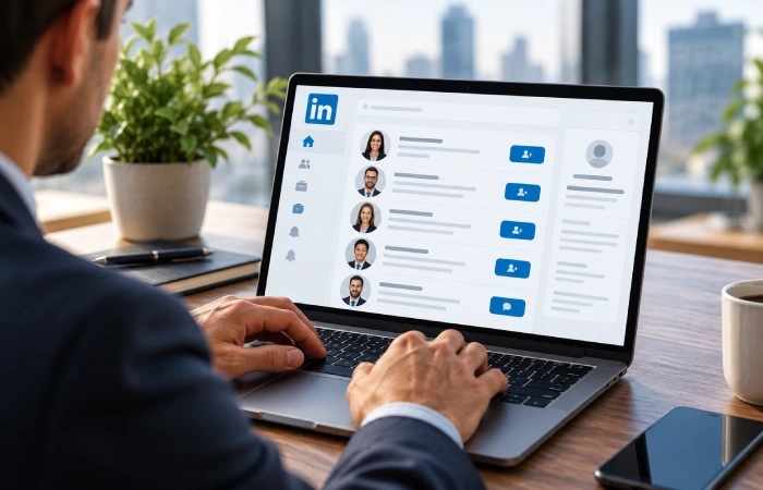 LinkedIn prospecting for B2B lead generation