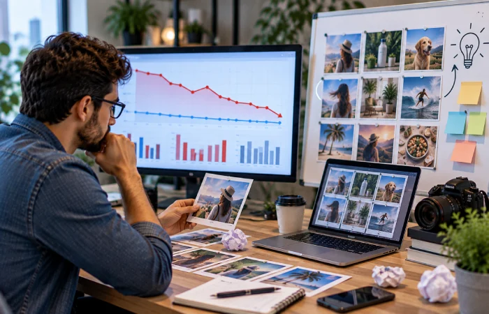 Social media ad creative fatigue and campaign performance