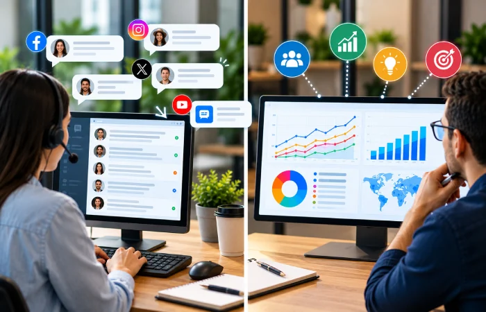 Social media monitoring and listening comparison