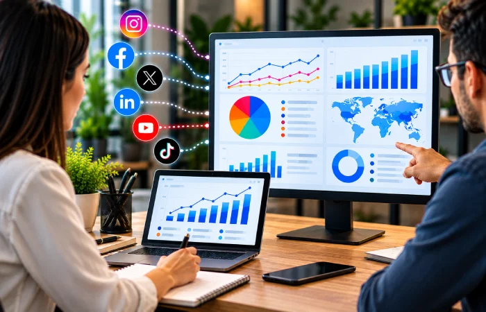 Choosing social media metrics for business reporting