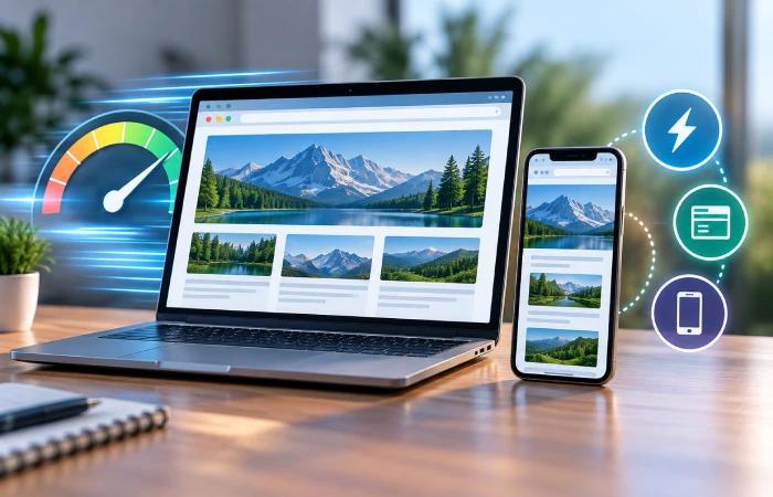 Website performance assessment for Core Web Vitals and user experience